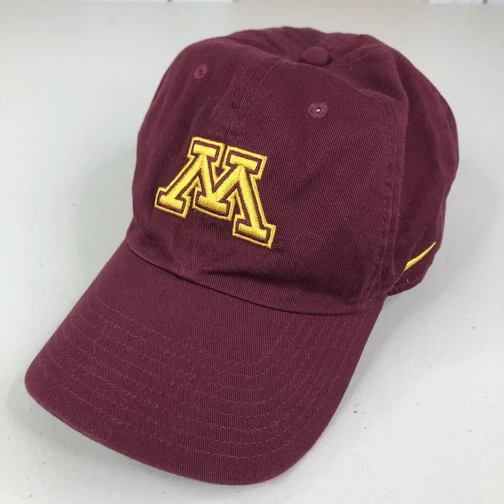 Minnesota Golden Gophers Hat Cap Maroon Nike Heritage86 Dri-FIT Adjustable Strap